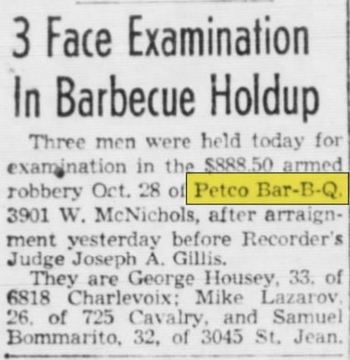 Petco Bar-B-Q - Nov 1945 Robbery (newer photo)